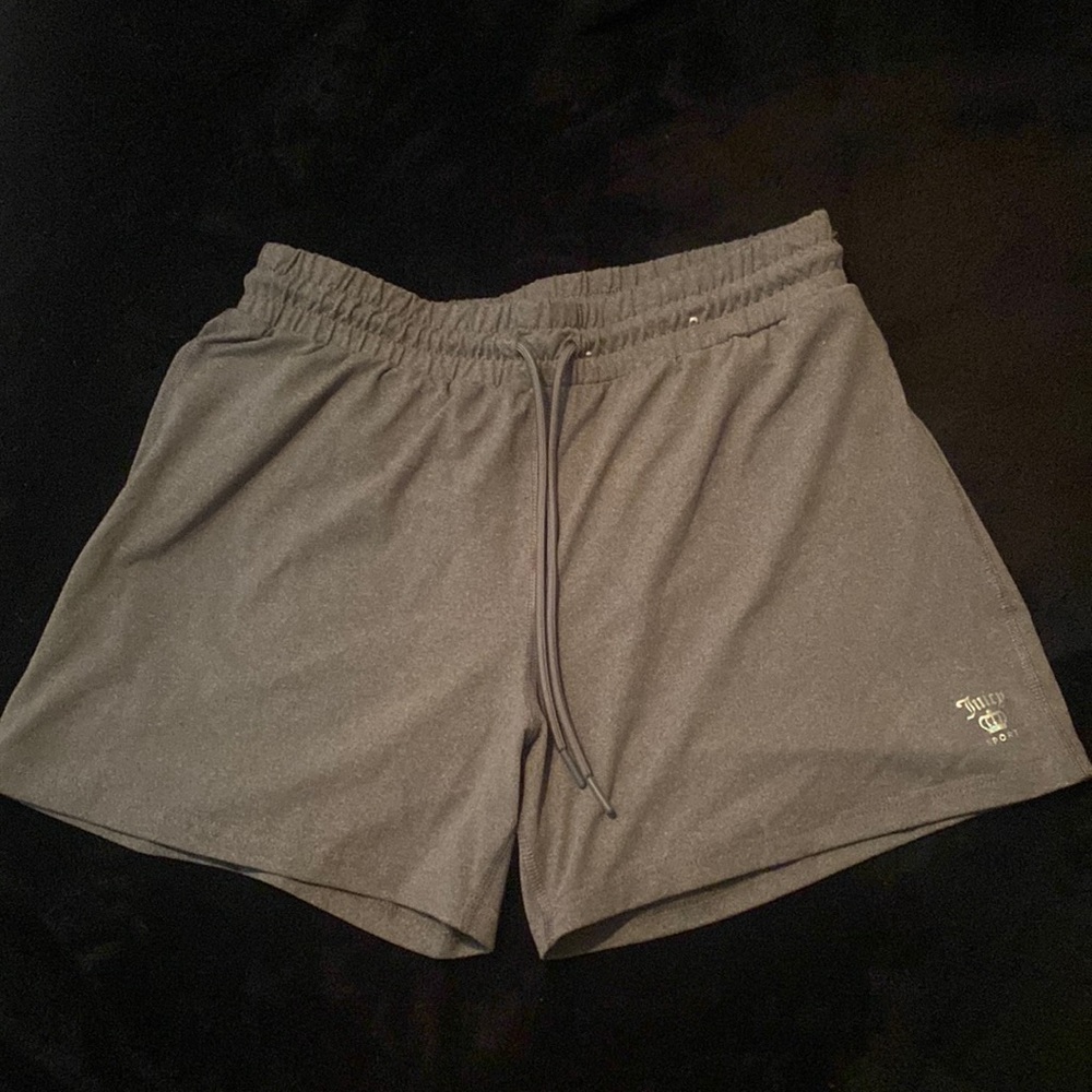 Juicy Couture Sport Grey Shorts Holographic Print